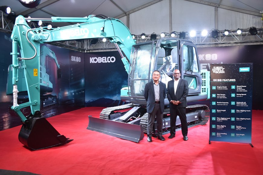KOBELCO CE INDIA LAUNCHES SK80 EXCAVATOR
